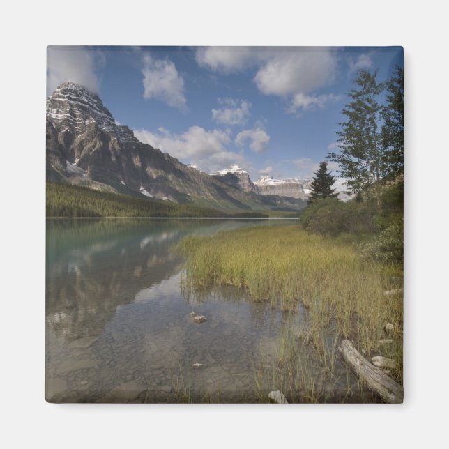 Aimant Lac de la sauvagine le long de l'Icefields Parkway (Devant)