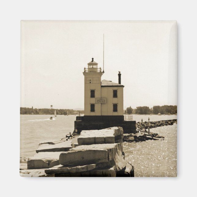 Aimant Lac Erie Lighthouse (Devant)