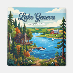 Aimant Lac Geneva Wisconsin