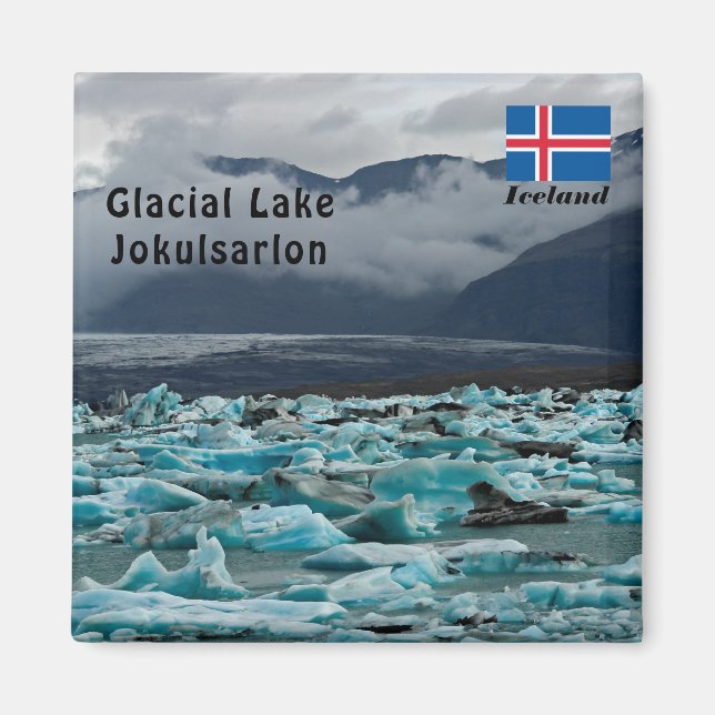 Aimant Lac glaciaire Jokulsarlon - Islande (Devant)