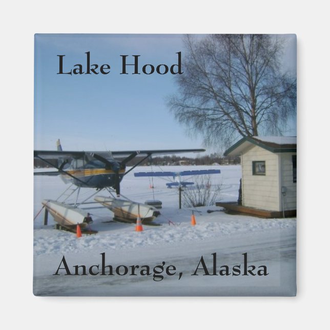 Aimant Lac Hood, Anchorage, Alaska (Devant)