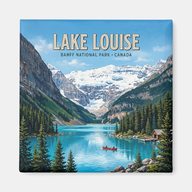 Aimant Lac Louise Canada (Devant)
