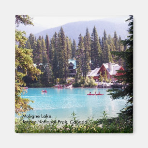 Aimant Lac Maligne/parc national de jaspe, Canada