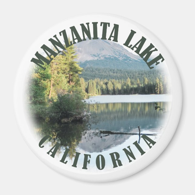 Aimant Lac Manzanita, Californie (Devant)