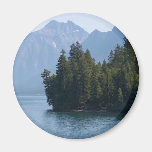 Aimant Lac Mcdonald Dans Le Parc National Des Glaciers Mo (Devant)