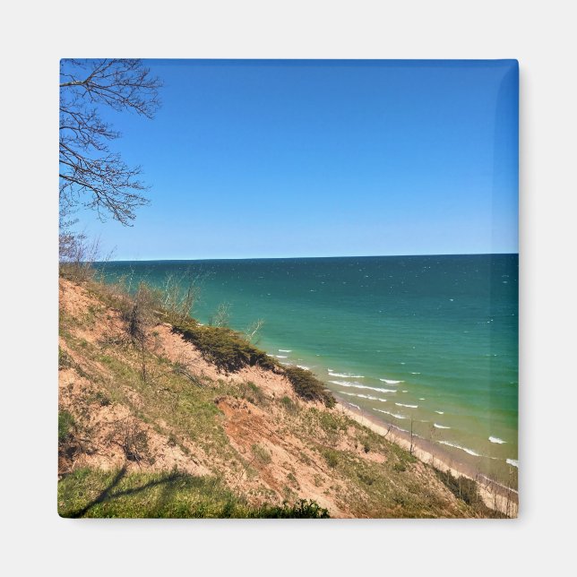 Aimant Lac Michigan, Port Washington, WI (Devant)