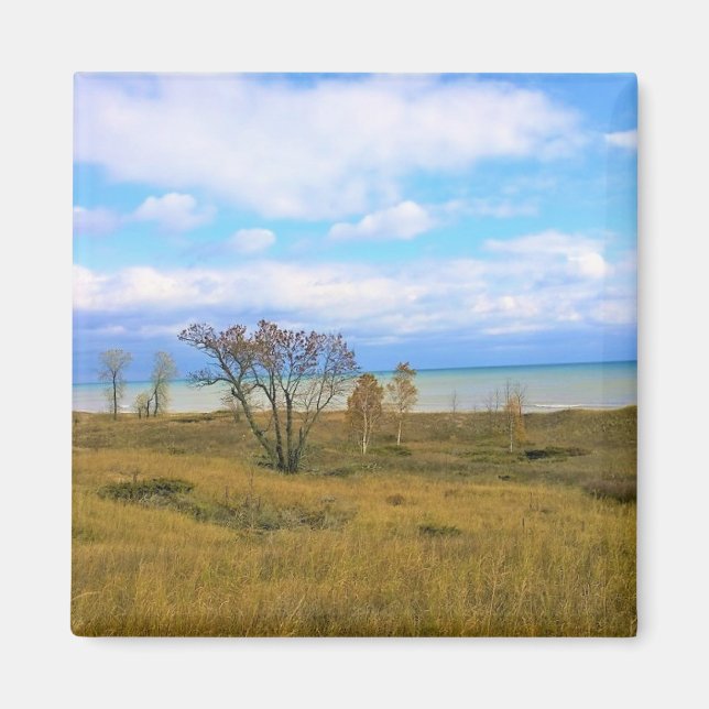 Aimant Lac Michigan, Sheboygan, Wisconsin (Devant)