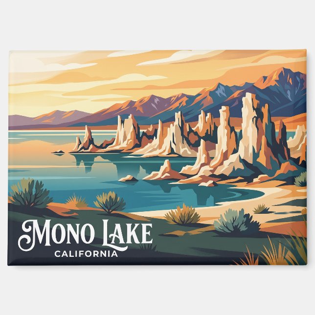 Aimant Lac Mono USA (Recto)