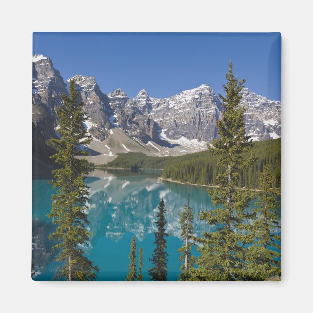 Aimant Lac Moraine, Rocheuses canadiennes, Alberta, Canad (Devant)