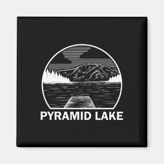 Aimant Lac Pyramid Nevada pêche drôle camping été