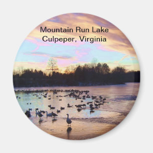 Aimant Lac run de montagne