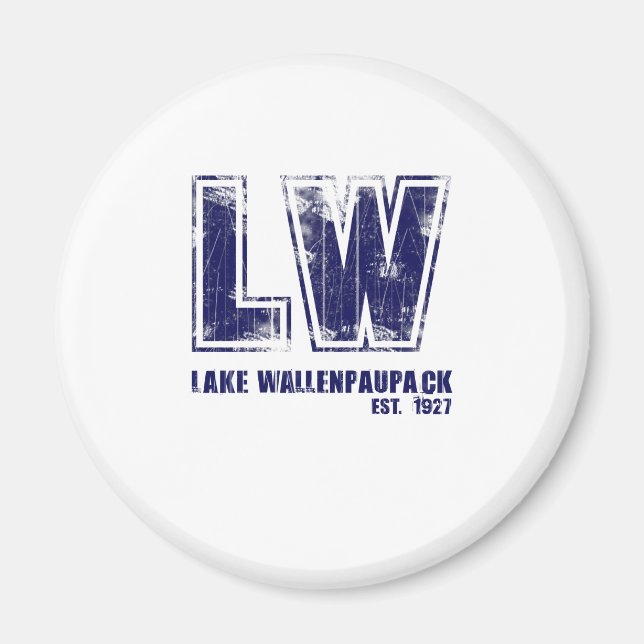 Aimant Lac Wallenpaupack est 1927 (Devant)