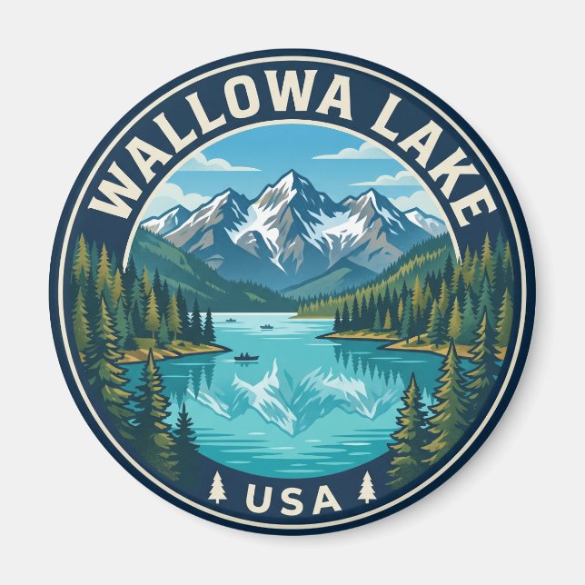 Aimant Lac Wallowa États-Unis (Devant)