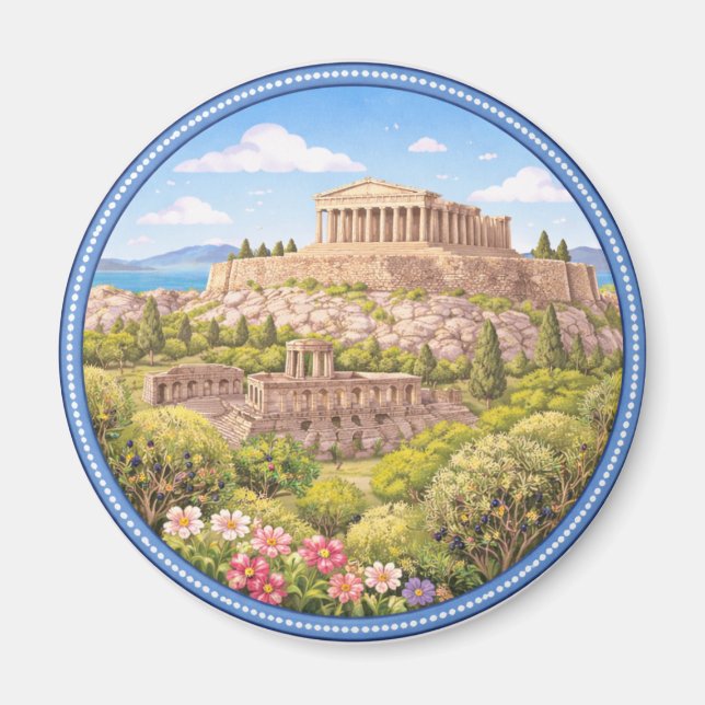 Aimant L'Acropole de Grèce (Devant)