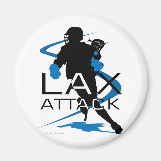 Aimant Lacrosse Boys LAX Attack Blue