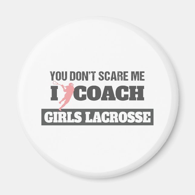 Aimant Lacrosse Coach Vous n'avez pas peur de moi I Coach (Devant)