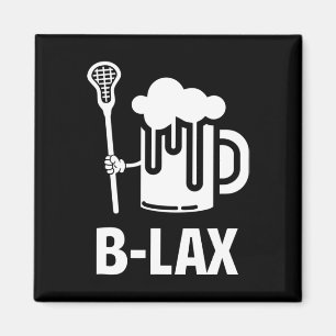 Aimant Lacrosse Drôle Cadeau Homme Entraîneur Beer Lover 
