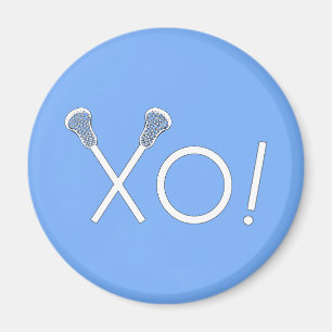 Aimant Lacrosse Team Light Blue