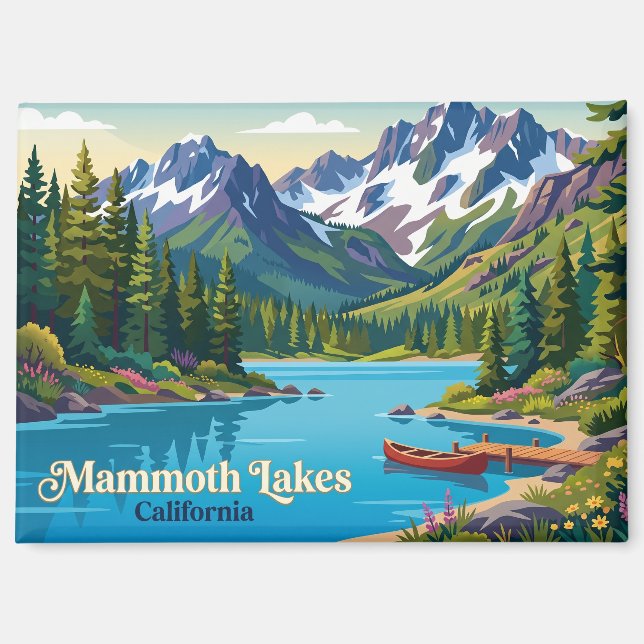 Aimant Lacs Mammoth États-Unis (Recto)