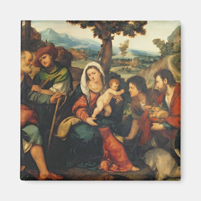 Aimant L'adoration des bergers 3 (Devant)