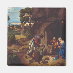 Aimant L'Adoration des bergers par Giorgione
