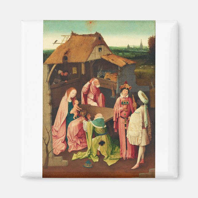 Aimant L'Adoration des mages par Jérôme Bosch (Devant)