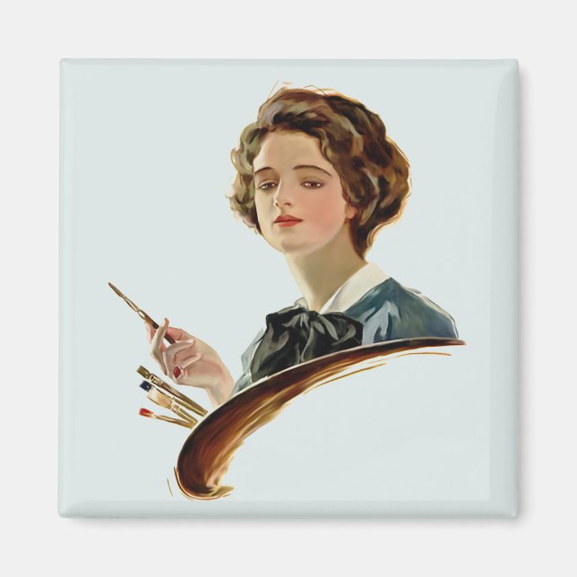 Aimant Lady Artist (Devant)