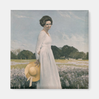 Aimant Lady Bird Johnson - Aaron Shikler (1978)