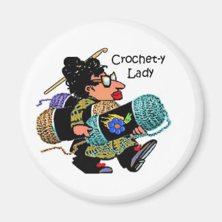 Aimant Lady Crochet-y