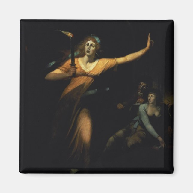 Aimant Lady Macbeth Sleepwalk, 1783 (huile sur toile) (Devant)