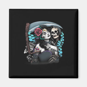 Aimant Lady Muerte Tattoo La Muerte Tattoo Lady Tattoo Ta
