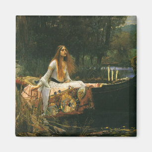Aimant Lady Shalott On Boat par John William Waterhouse