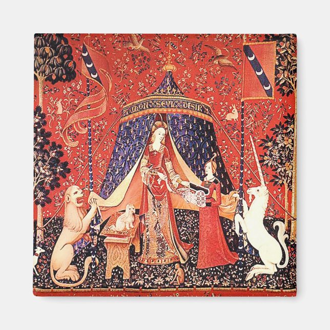 Aimant "Lady & the Unicorn" (Devant)