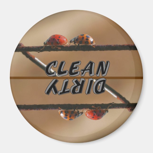 Aimant Ladybug Buddies Animal Lave-vaisselle (Devant)