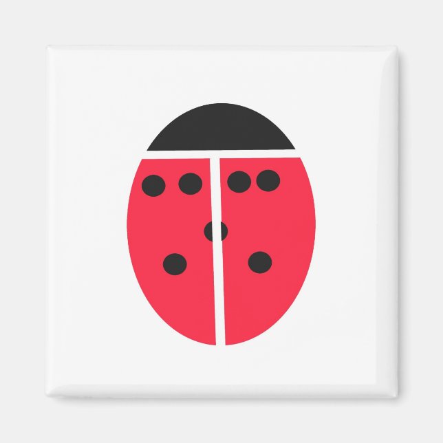 Aimant ladybug simplifié (Devant)