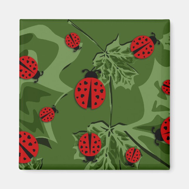 Aimant ladybugz. (Devant)