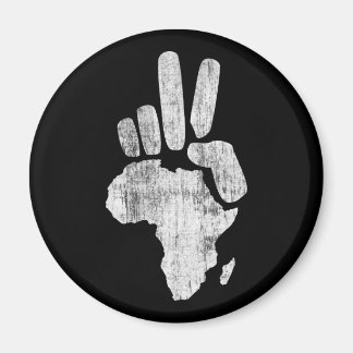 Aimant l'afrique du darfour main de la paix