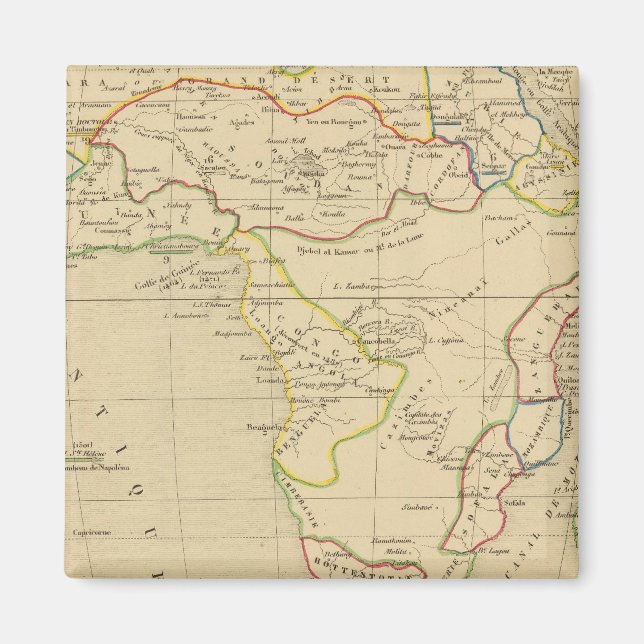 Aimant L'Afrique en 1840 (Devant)