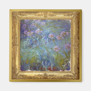 Aimant L'Agapanthus de Monet fleurit l'aimant de chef