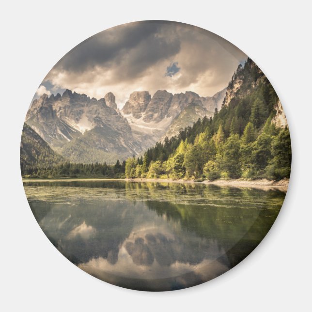 Aimant Lago Di Landro Dürrensee, Italie (Devant)