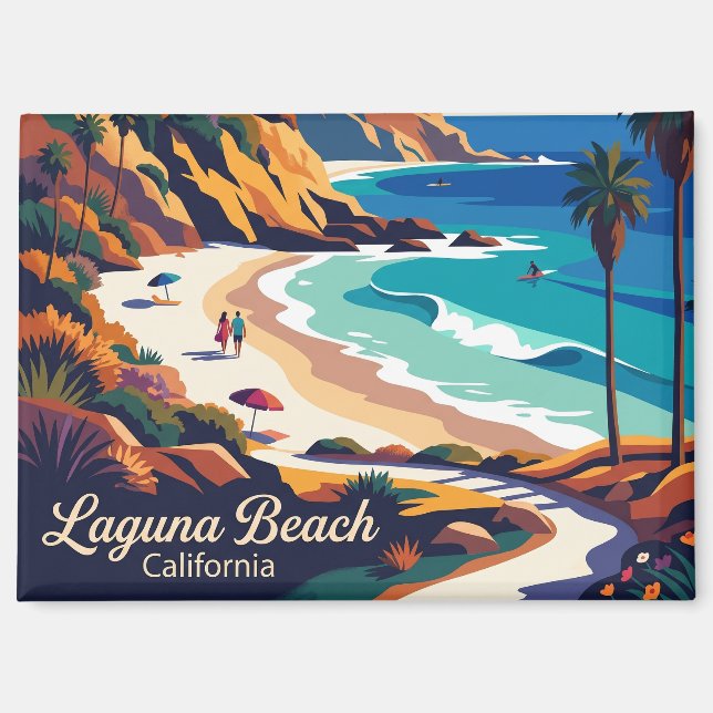 Aimant Laguna Beach États-Unis (Recto)