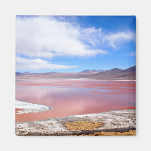 Aimant Laguna Colorada dans l'aimant carré de la Bolivie