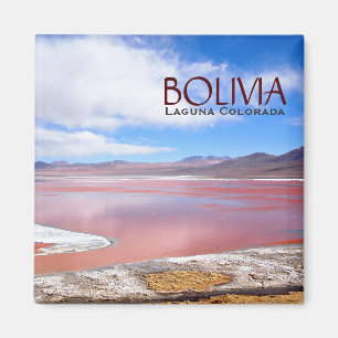 Aimant Laguna Colorada dans l'aimant des textes de la