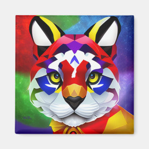 Aimant L'aimant carré de chats d'Alexander