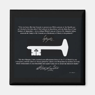 Aimant L'aimant clé de la liberté de George Washington