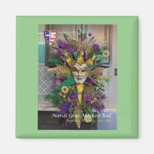 Aimant L'aimant commémoratif du bal masqué de Mardi Gra
