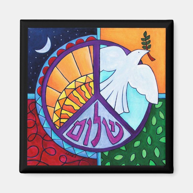 Aimant L'aimant croissant de la paix (Devant)