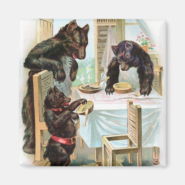 Aimant L'aimant de conte de l'ours trois (Devant)