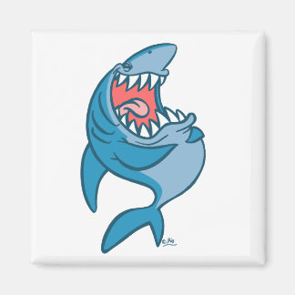 Aimant L'aimant de dessin animé Laughton Shark