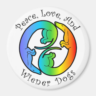 Aimant L'aimant de la paix, de l'amour et des chiens erra